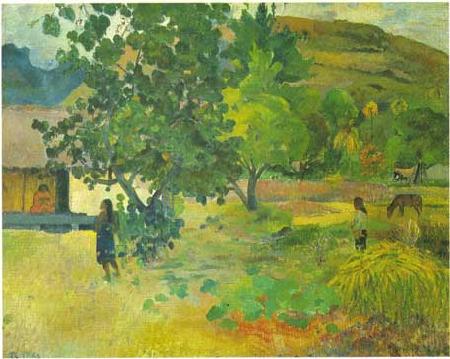 Paul Gauguin Te fare oil painting image